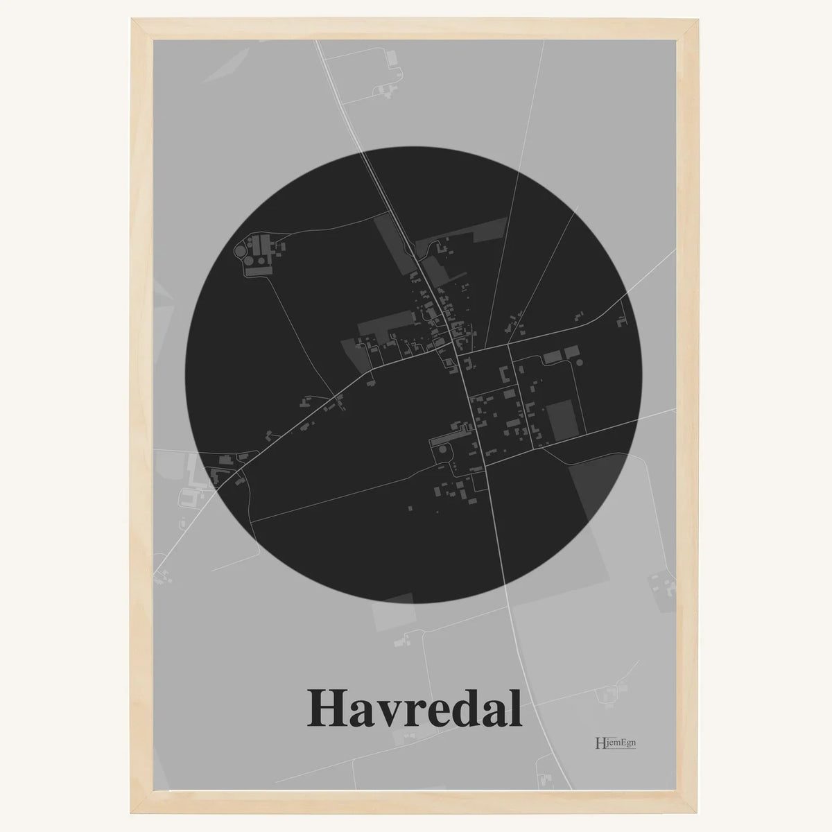 Havredal plakat – Centrum 2026 – Mørk grå