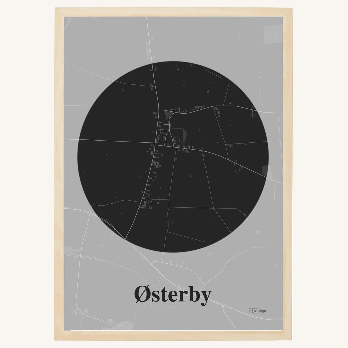 Østerby plakat – Centrum 2026 – Mørk grå