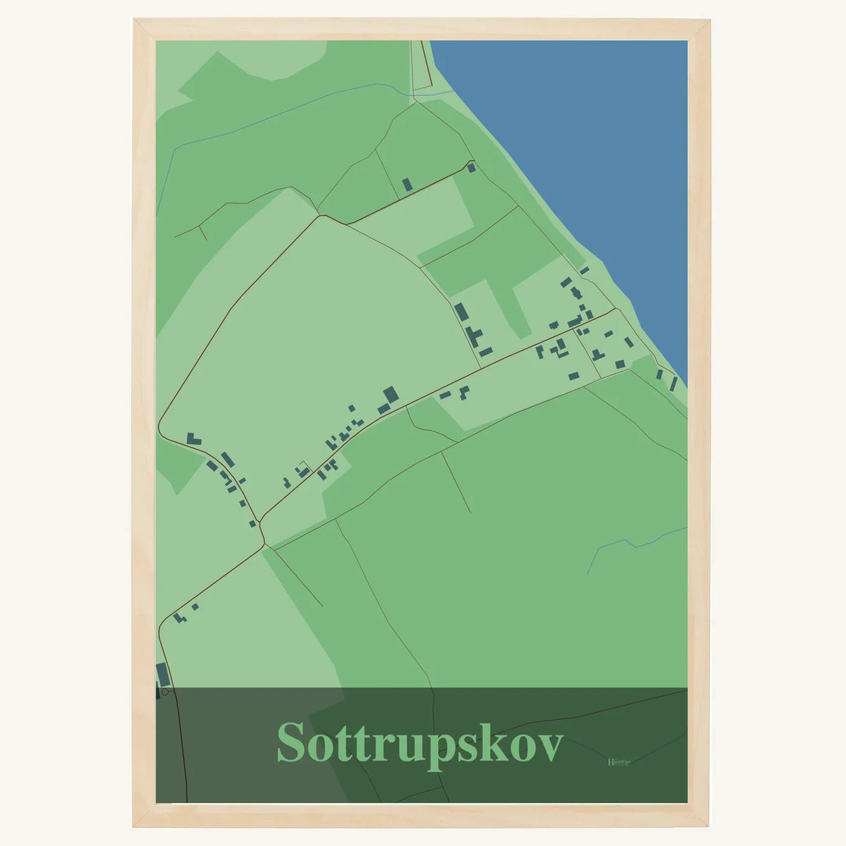 Sottrupskov plakat – Firkantet 2026 – Lys pastel grøn