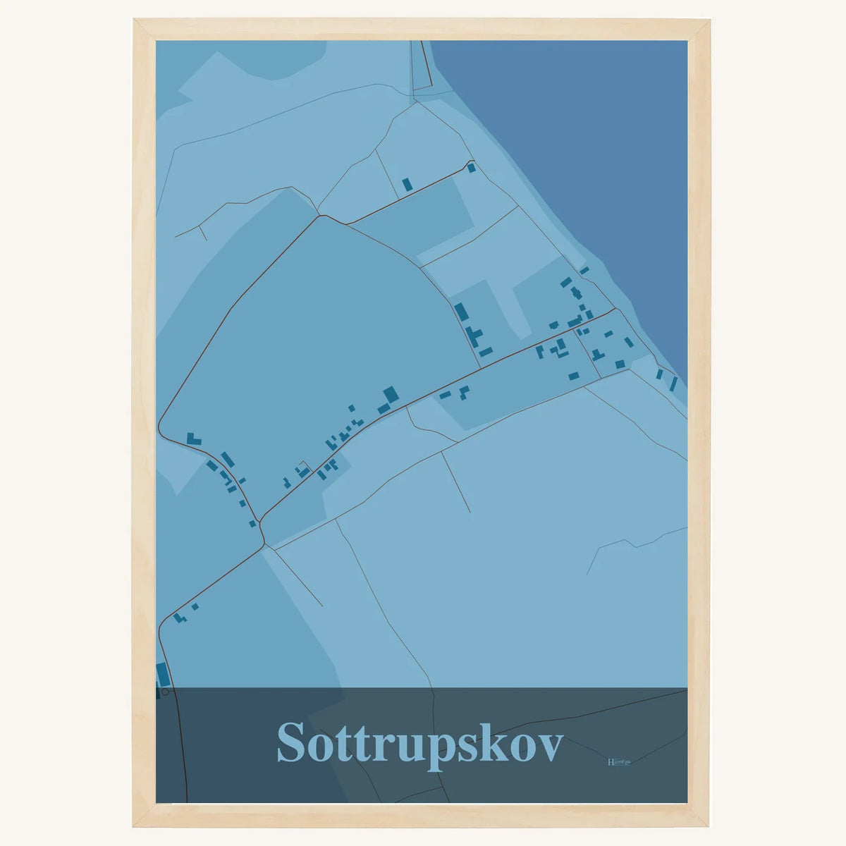 Sottrupskov plakat – Firkantet 2026 – Lys pastel blå