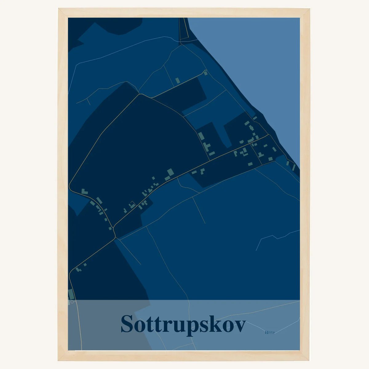 Sottrupskov plakat – Firkantet 2026 – Mørk blå