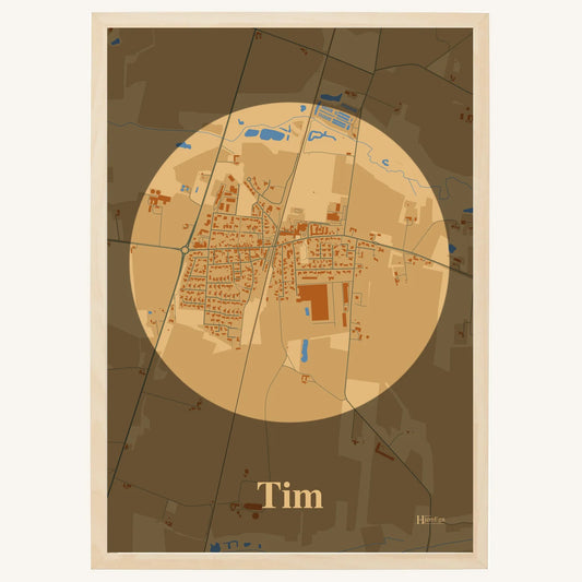 Tim plakat – Centrum 2026 – Lys pastel brun