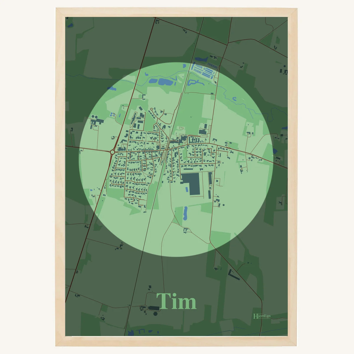 Tim plakat – Centrum 2026 – Lys pastel grøn
