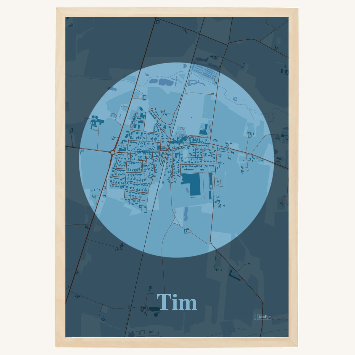 Tim plakat – Centrum 2026 – Lys pastel blå