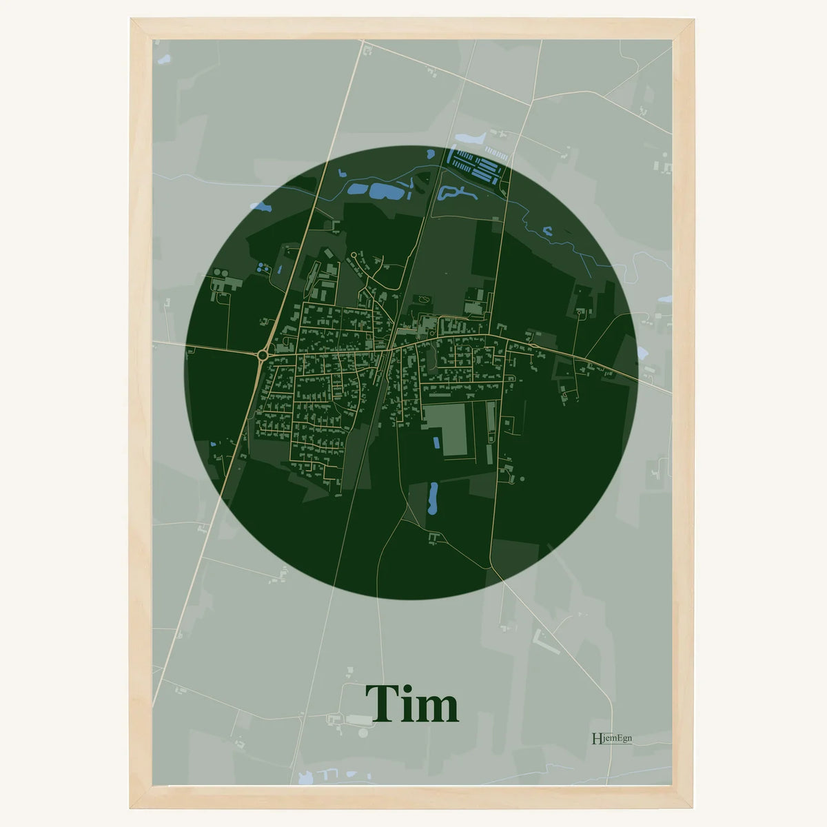 Tim plakat – Centrum 2026 – Mørk grøn