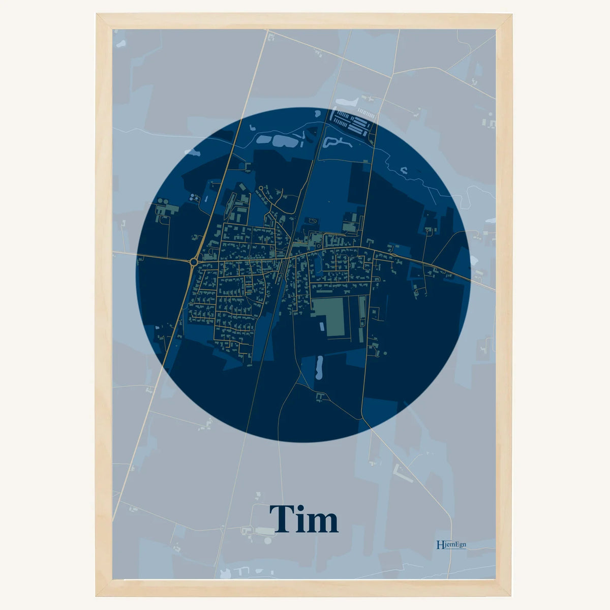Tim plakat – Centrum 2026 – Mørk blå