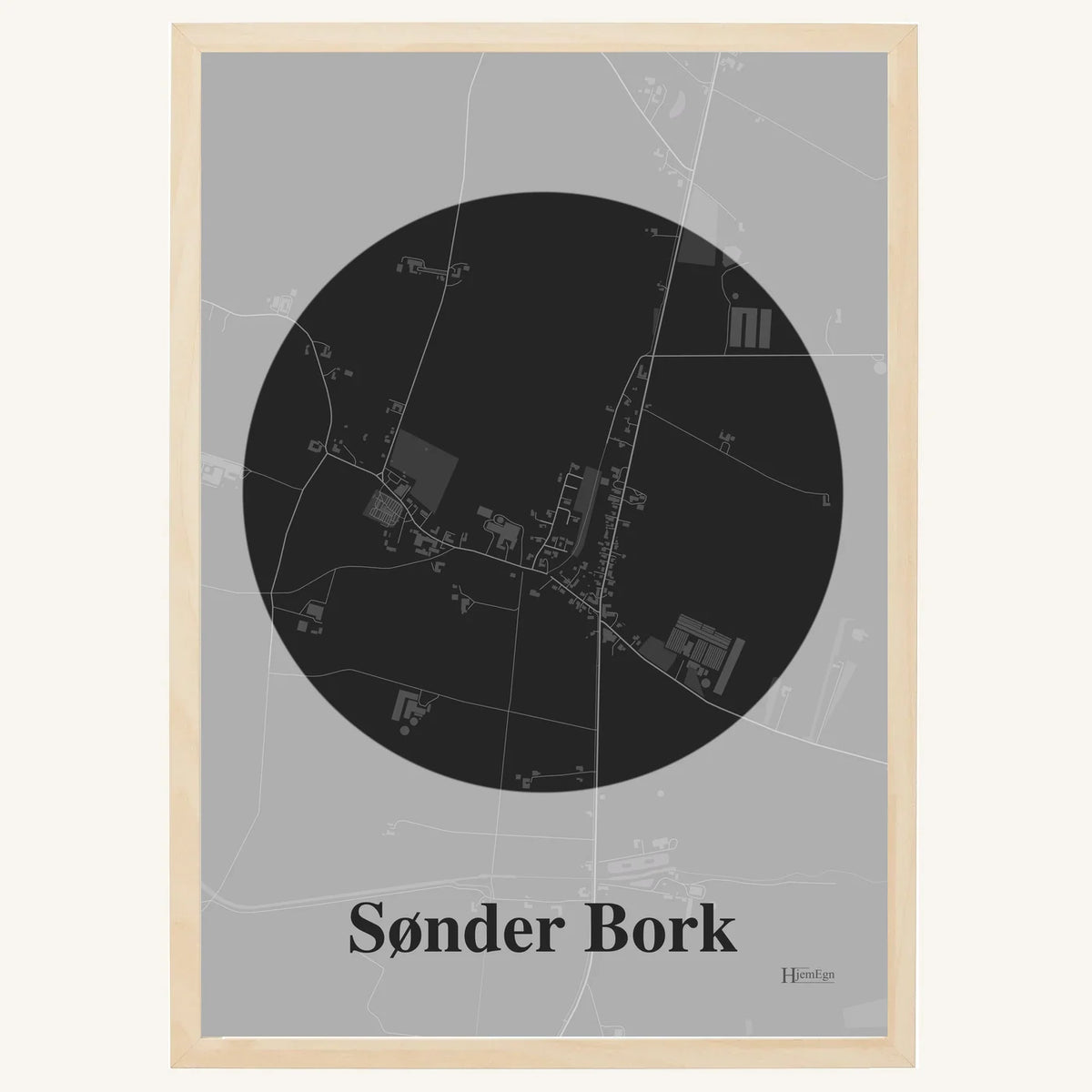 Sønder Bork plakat – Centrum 2026 – Mørk grå