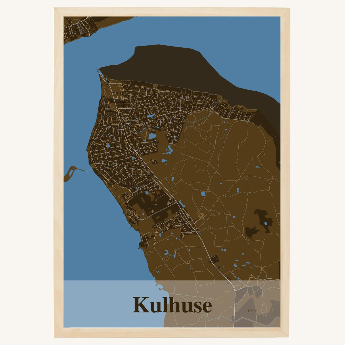 Kulhuse plakat – Firkantet 2026 – Mørk brun