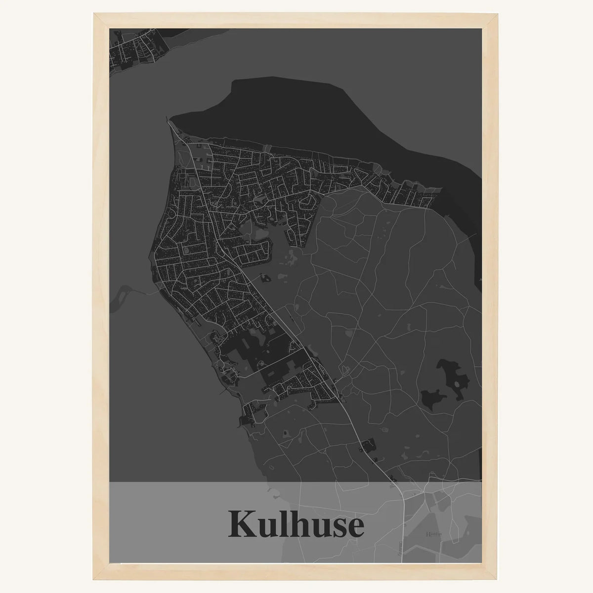 Kulhuse plakat – Firkantet 2026 – Mørk grå