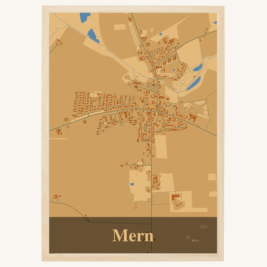 Mern Plakat – Lys pastel brun
