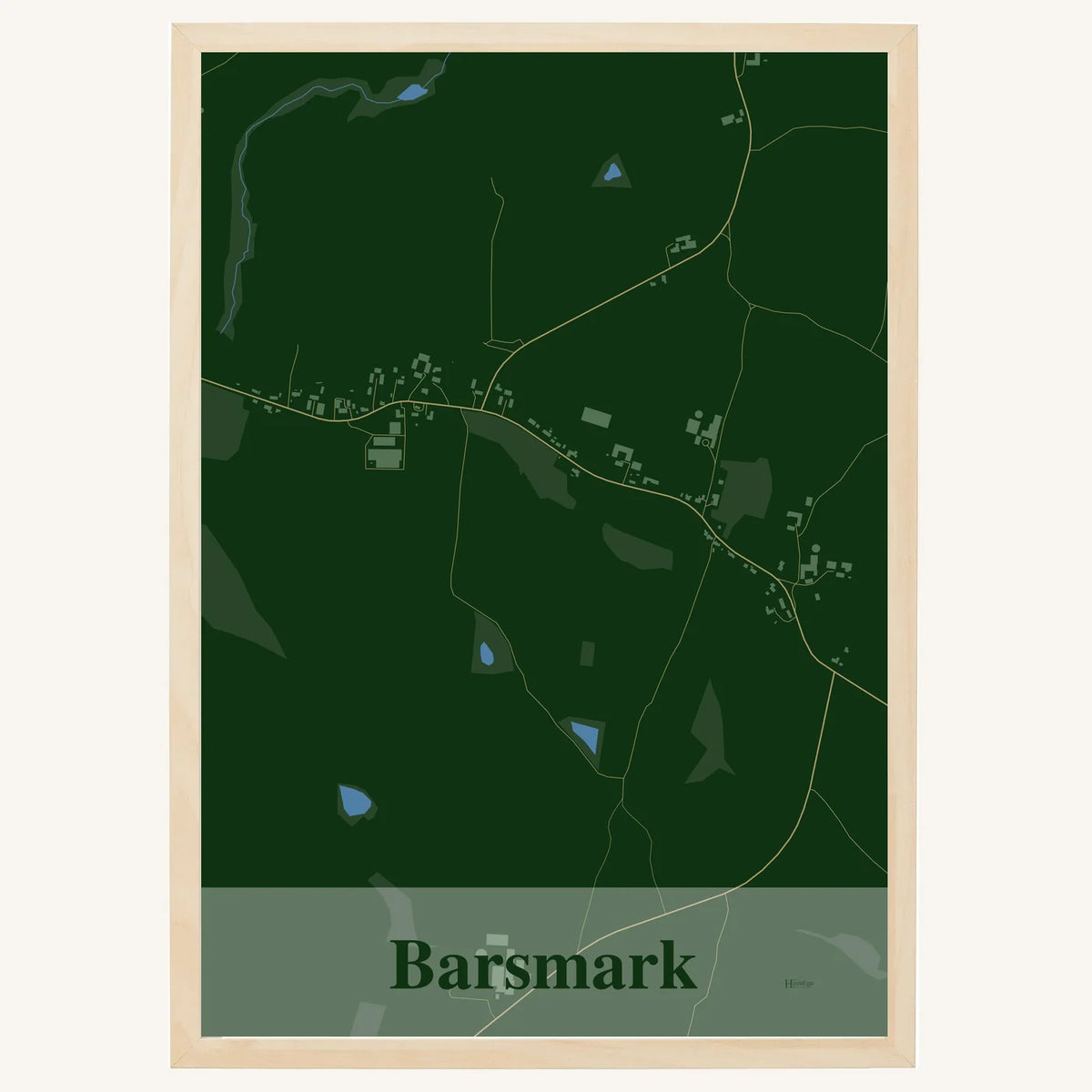 Barsmark plakat – Firkantet 2026 – Mørk grøn