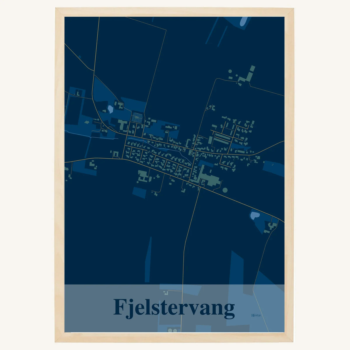 Fjelstervang plakat – Firkantet 2026 – Mørk blå