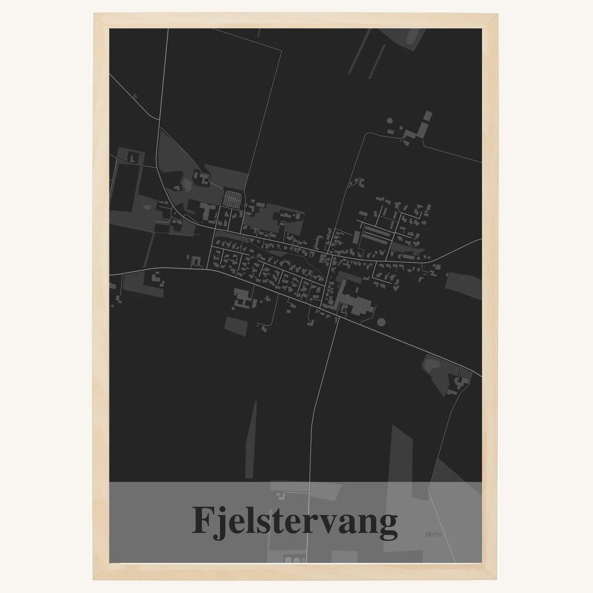 Fjelstervang plakat – Firkantet 2026 – Mørk grå