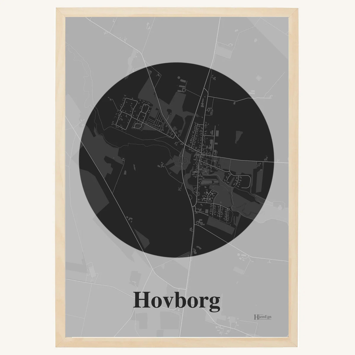 Hovborg plakat – Centrum 2026 – Mørk grå