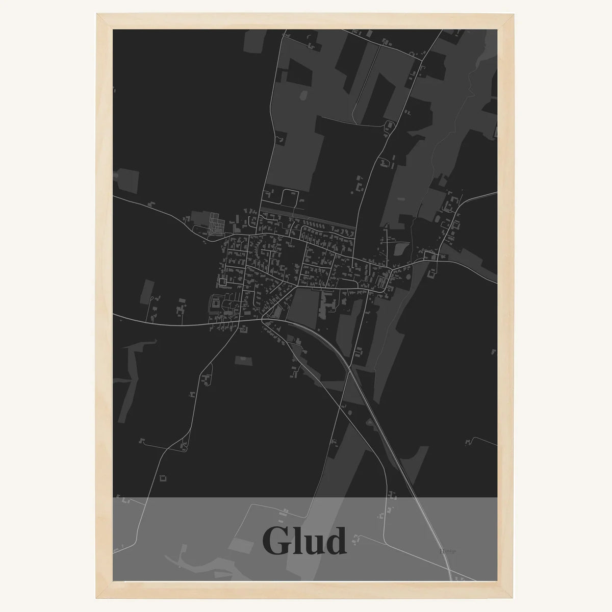 Glud plakat – Firkantet 2026 – Mørk grå