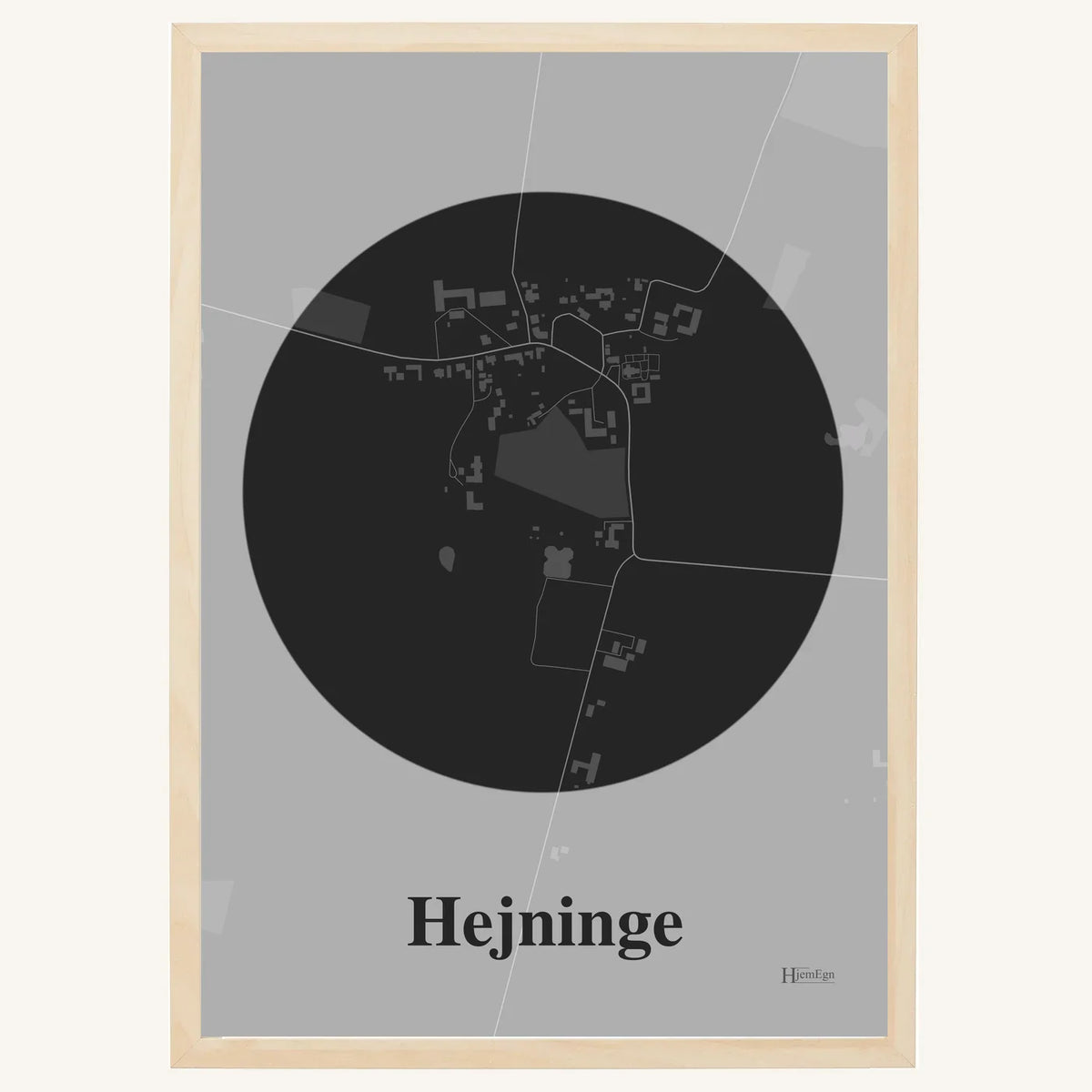 Hejninge plakat – Centrum 2026 – Mørk grå