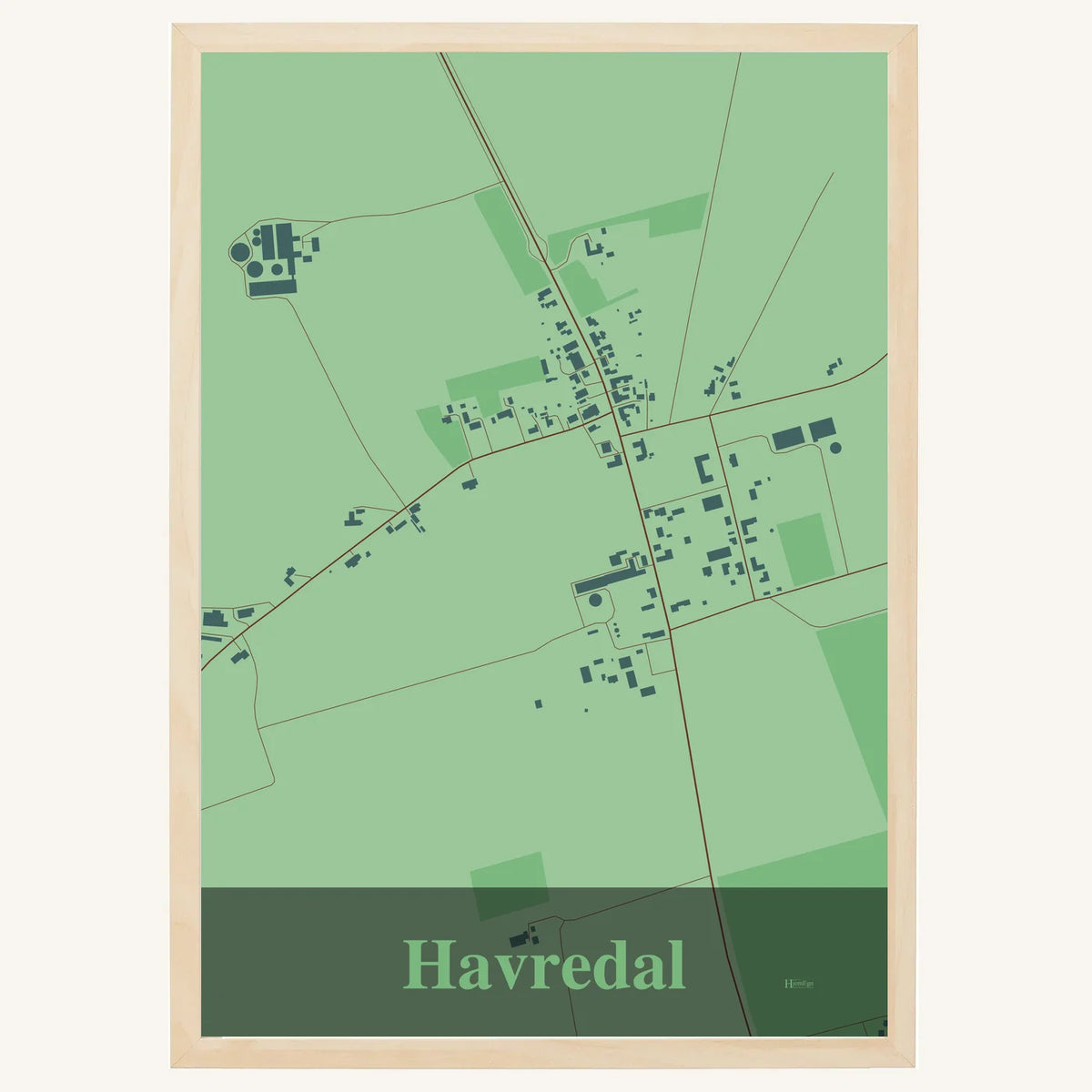 Havredal plakat – Firkantet 2026 – Lys pastel grøn