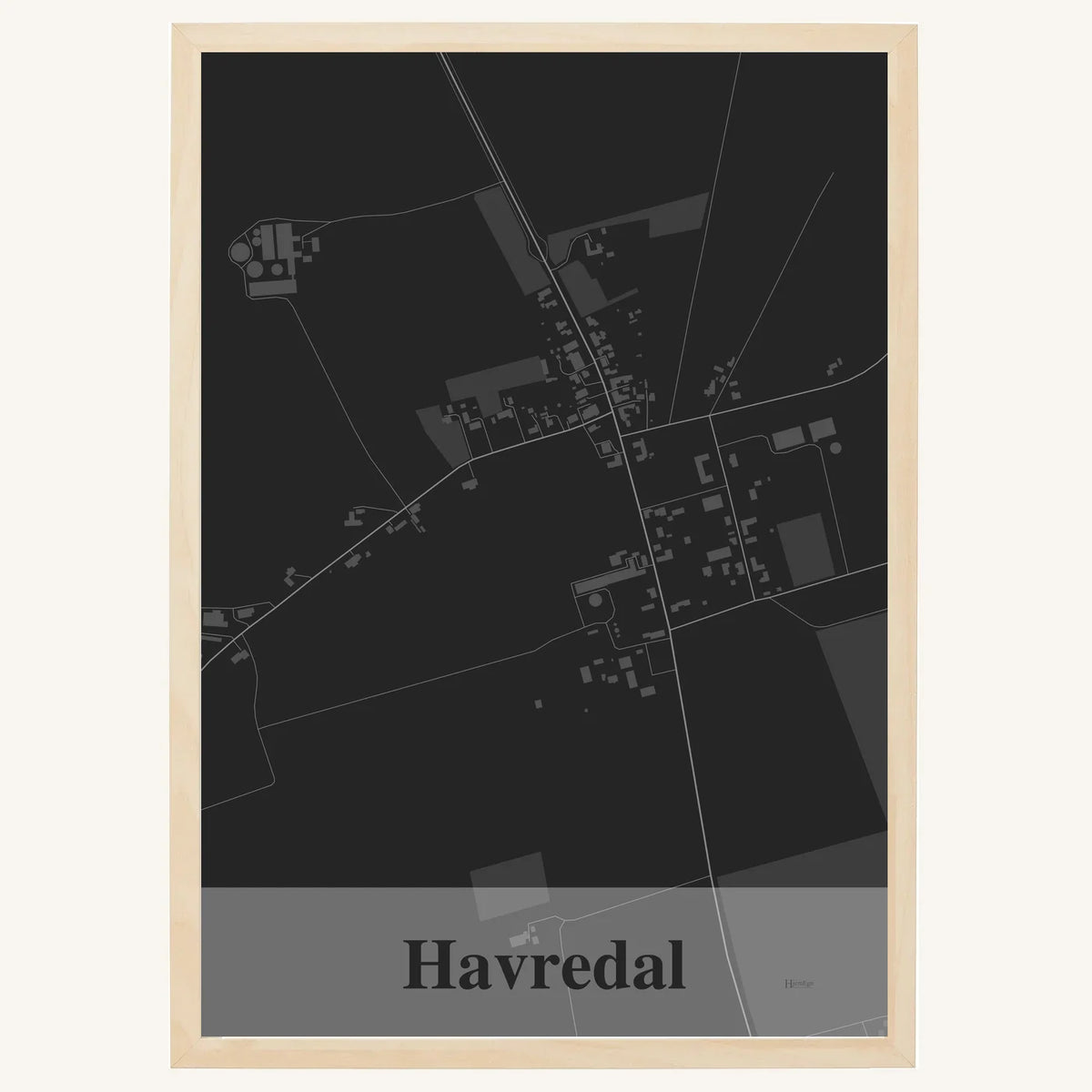 Havredal plakat – Firkantet 2026 – Mørk grå