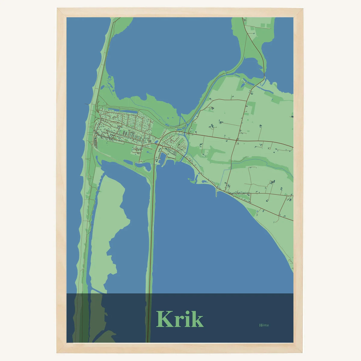 Krik plakat – Firkantet 2026 – Lys pastel grøn