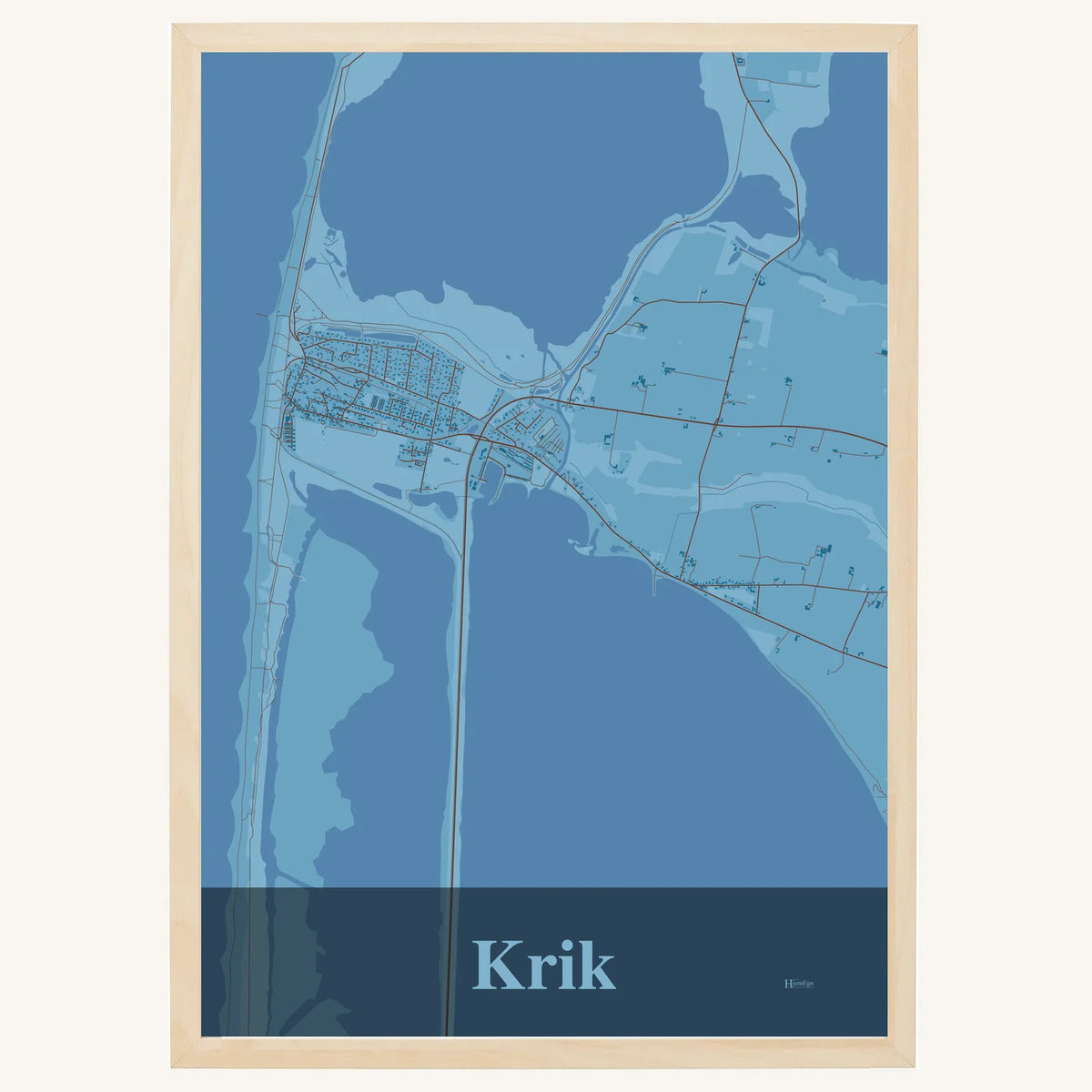 Krik plakat – Firkantet 2026 – Lys pastel blå