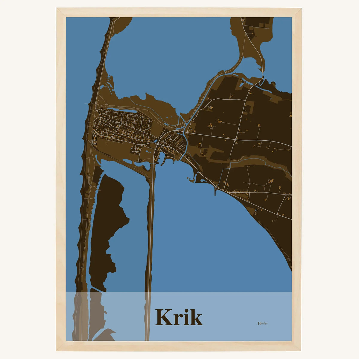 Krik plakat – Firkantet 2026 – Mørk brun