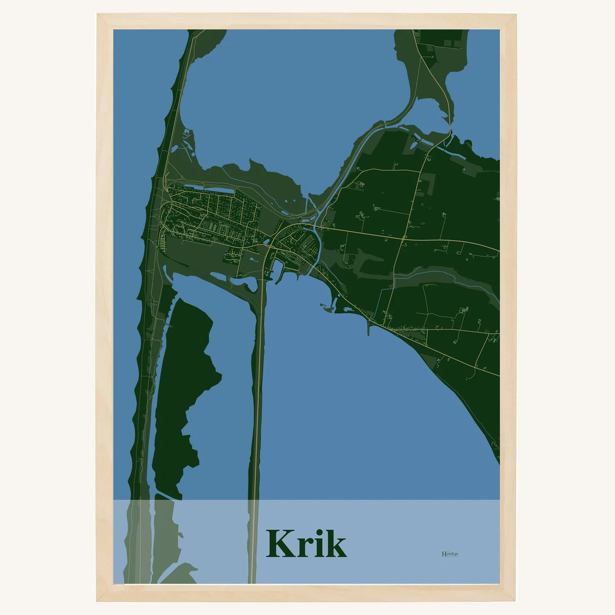 Krik plakat – Firkantet 2026 – Mørk grøn