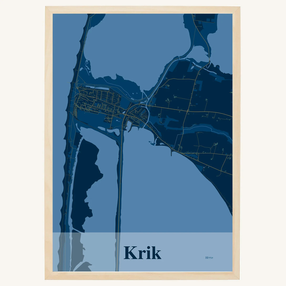 Krik plakat – Firkantet 2026 – Mørk blå