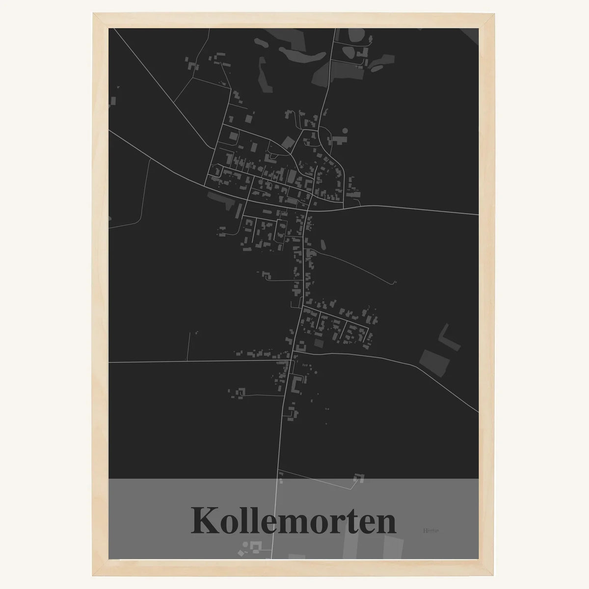 Kollemorten plakat – Firkantet 2026 – Mørk grå