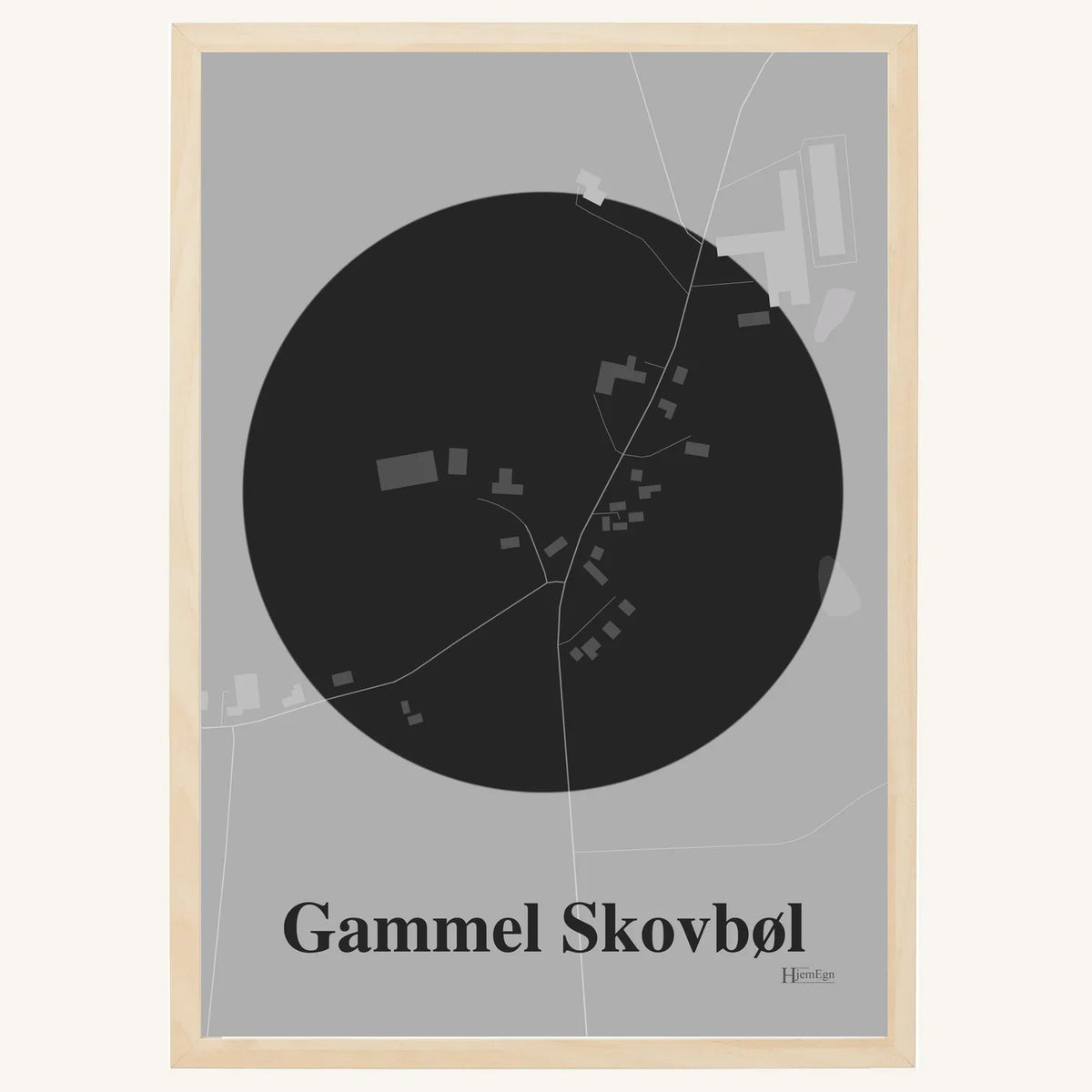 Gammel Skovbøl plakat – Centrum 2026 – Mørk grå