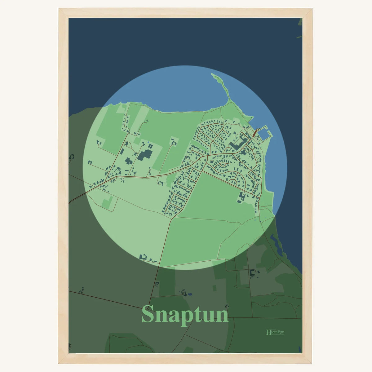 Snaptun plakat – Centrum 2026 – Lys pastel grøn