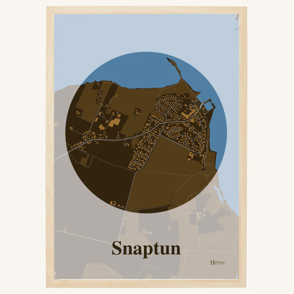 Snaptun plakat – Centrum 2026 – Mørk brun