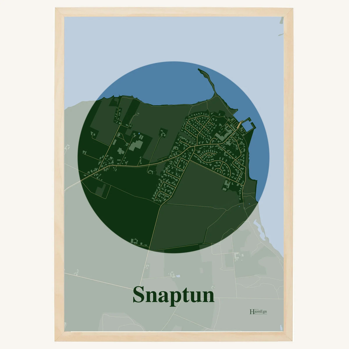 Snaptun plakat – Centrum 2026 – Mørk grøn