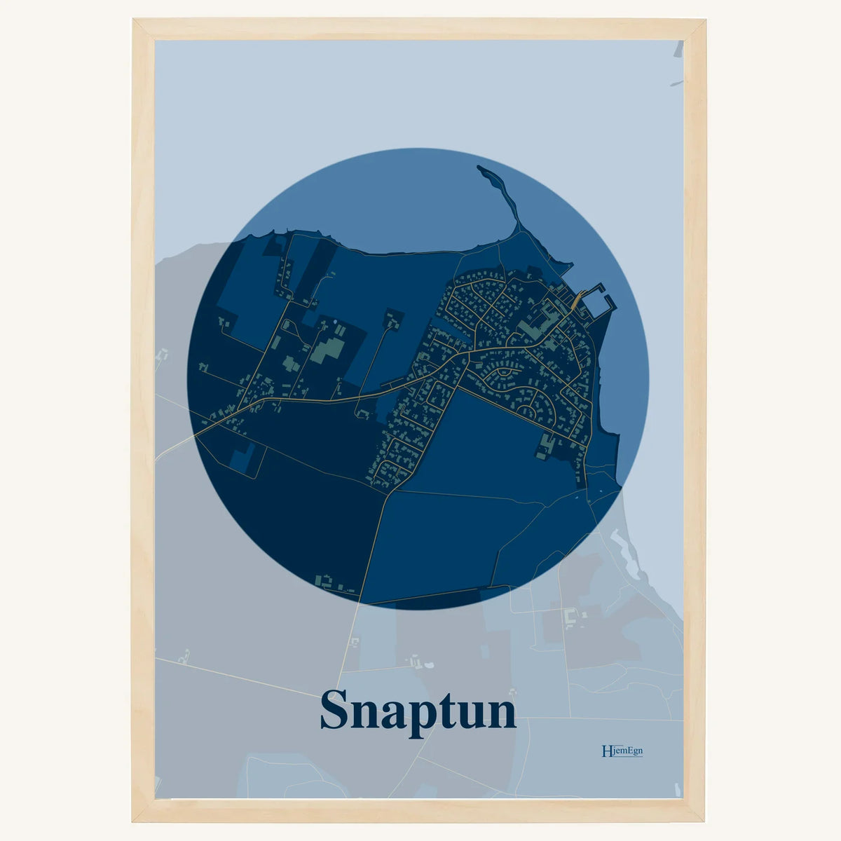 Snaptun plakat – Centrum 2026 – Mørk blå