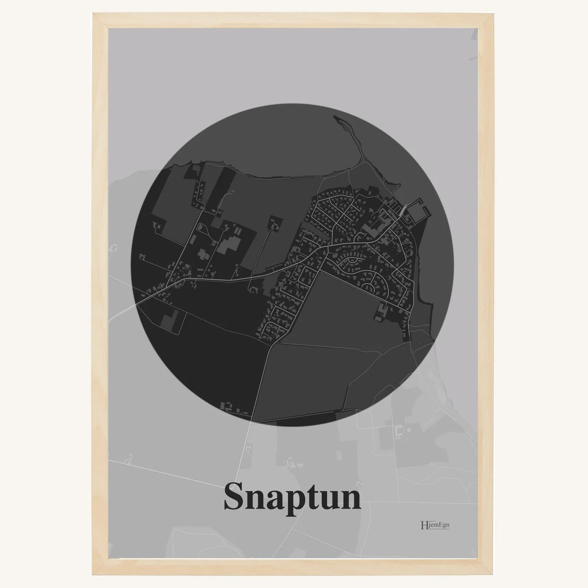 Snaptun plakat – Centrum 2026 – Mørk grå