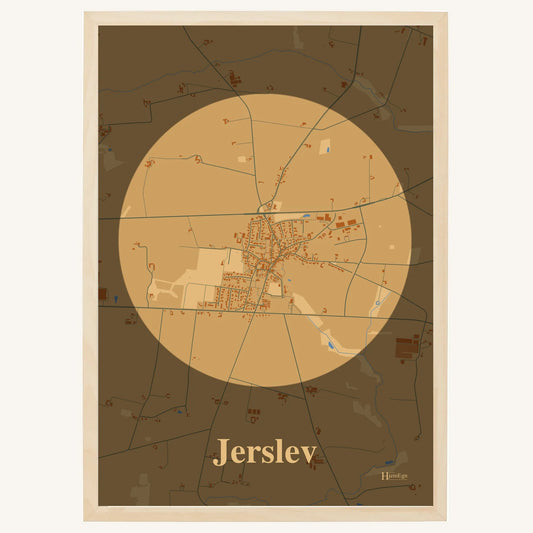 Jerslev Plakat – Lys pastel brun