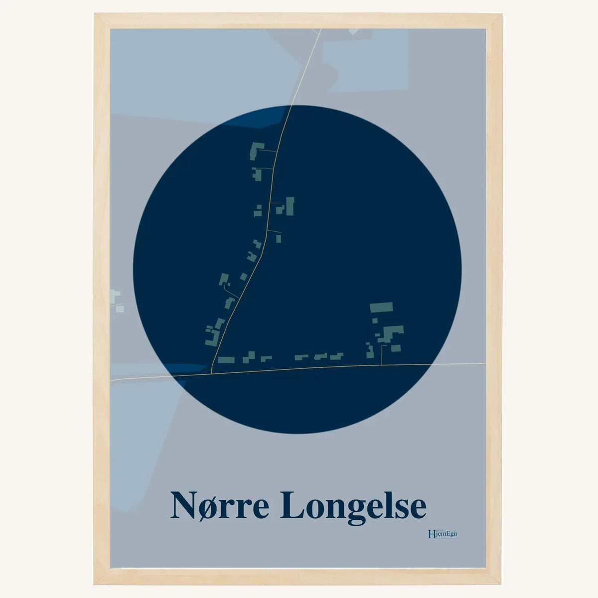 Nørre Longelse plakat – Centrum 2026 – Mørk blå