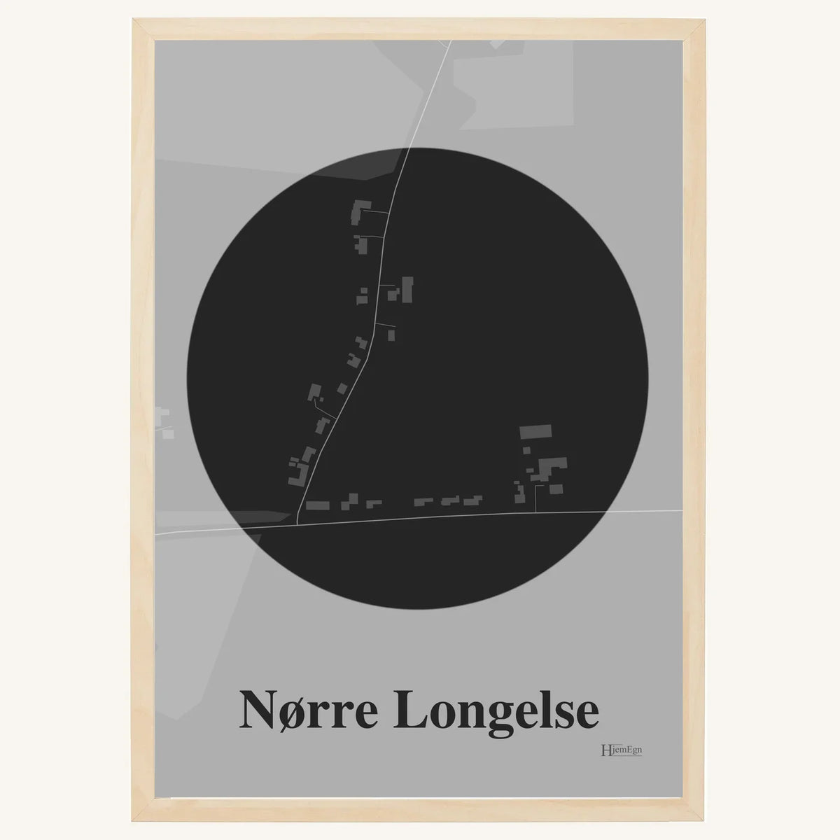 Nørre Longelse plakat – Centrum 2026 – Mørk grå