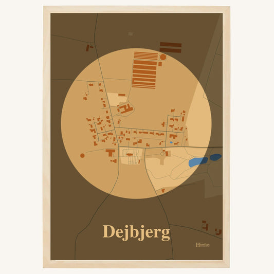 Dejbjerg plakat – Centrum 2026 – Lys pastel brun