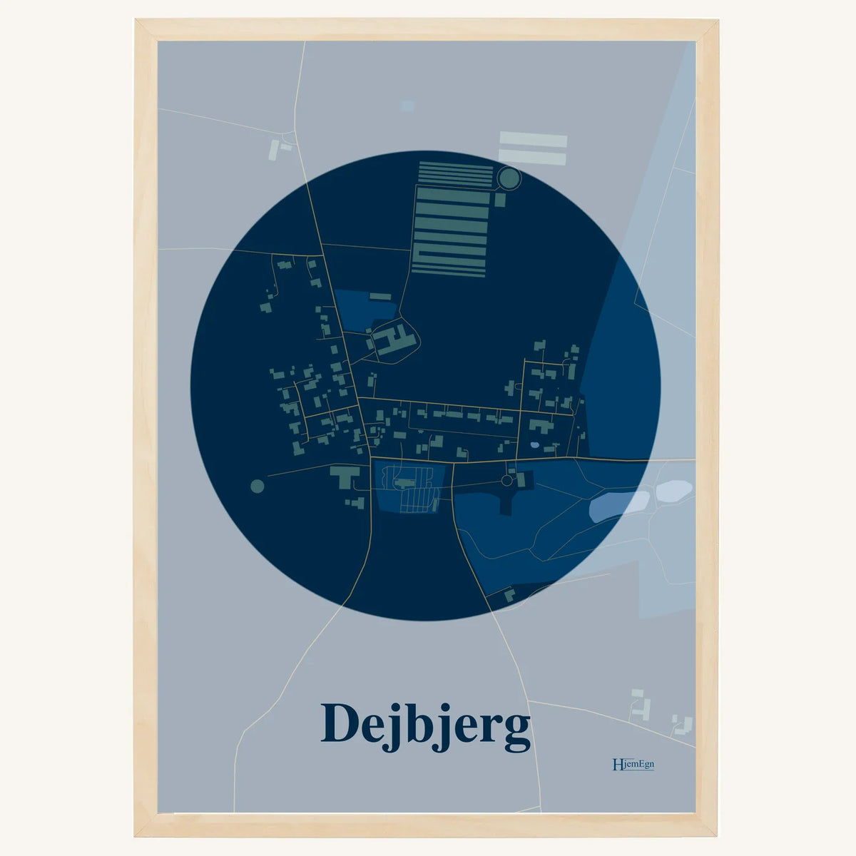 Dejbjerg plakat – Centrum 2026 – Mørk blå