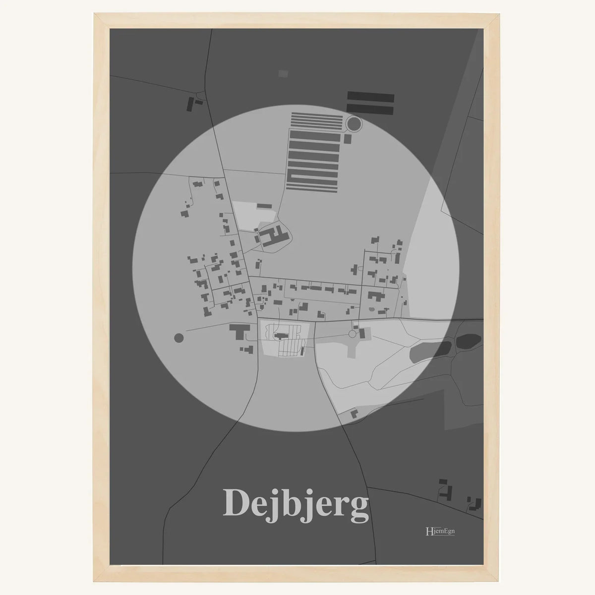 Dejbjerg plakat – Centrum 2026 – Lys pastel grå