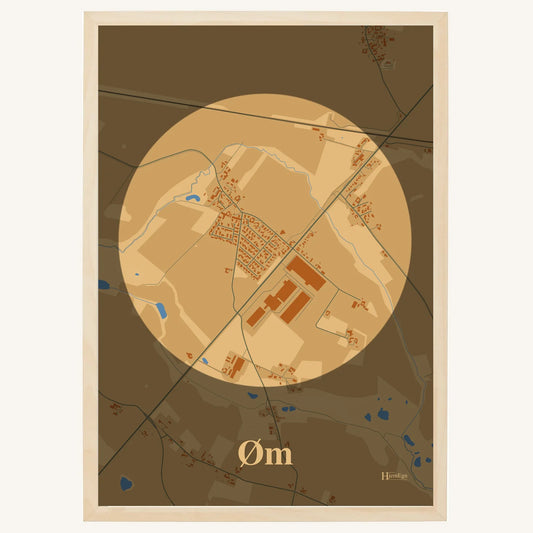 Øm plakat – Centrum 2026 – Lys pastel brun