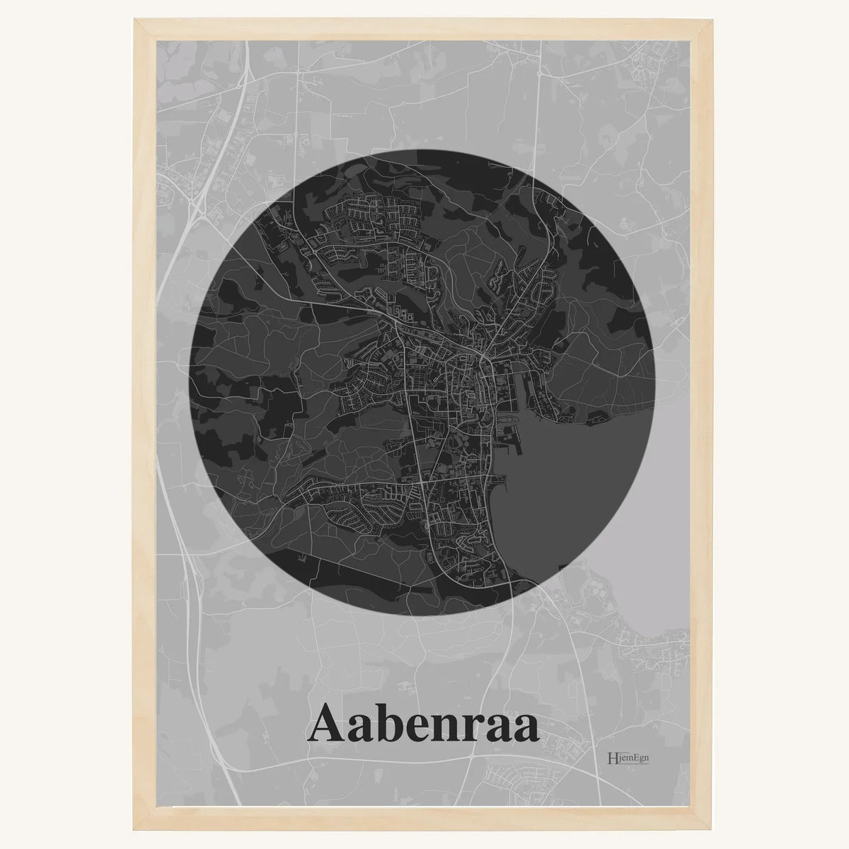 Aabenraa plakat – Centrum 2026 – Mørk grå