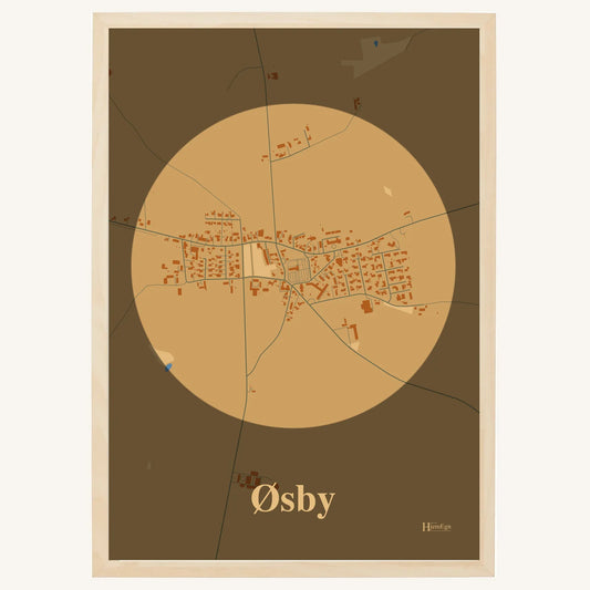 Øsby Plakat – Lys pastel brun