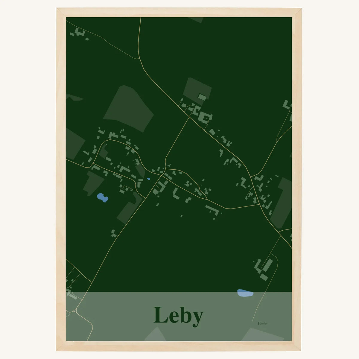 Leby plakat – Firkantet 2026 – Mørk grøn