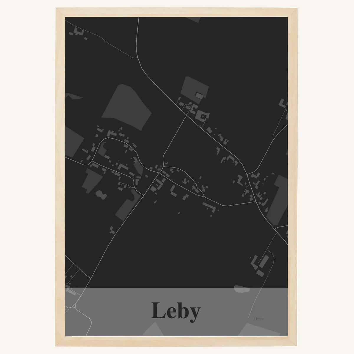 Leby plakat – Firkantet 2026 – Mørk grå