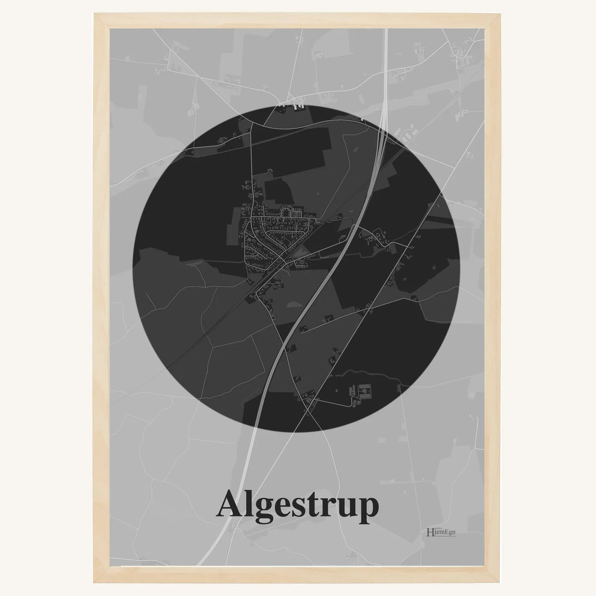 Algestrup plakat – Centrum 2026 – Mørk grå