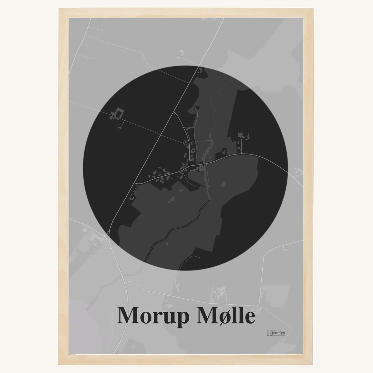 Morup Mølle plakat – Centrum 2026 – Mørk grå