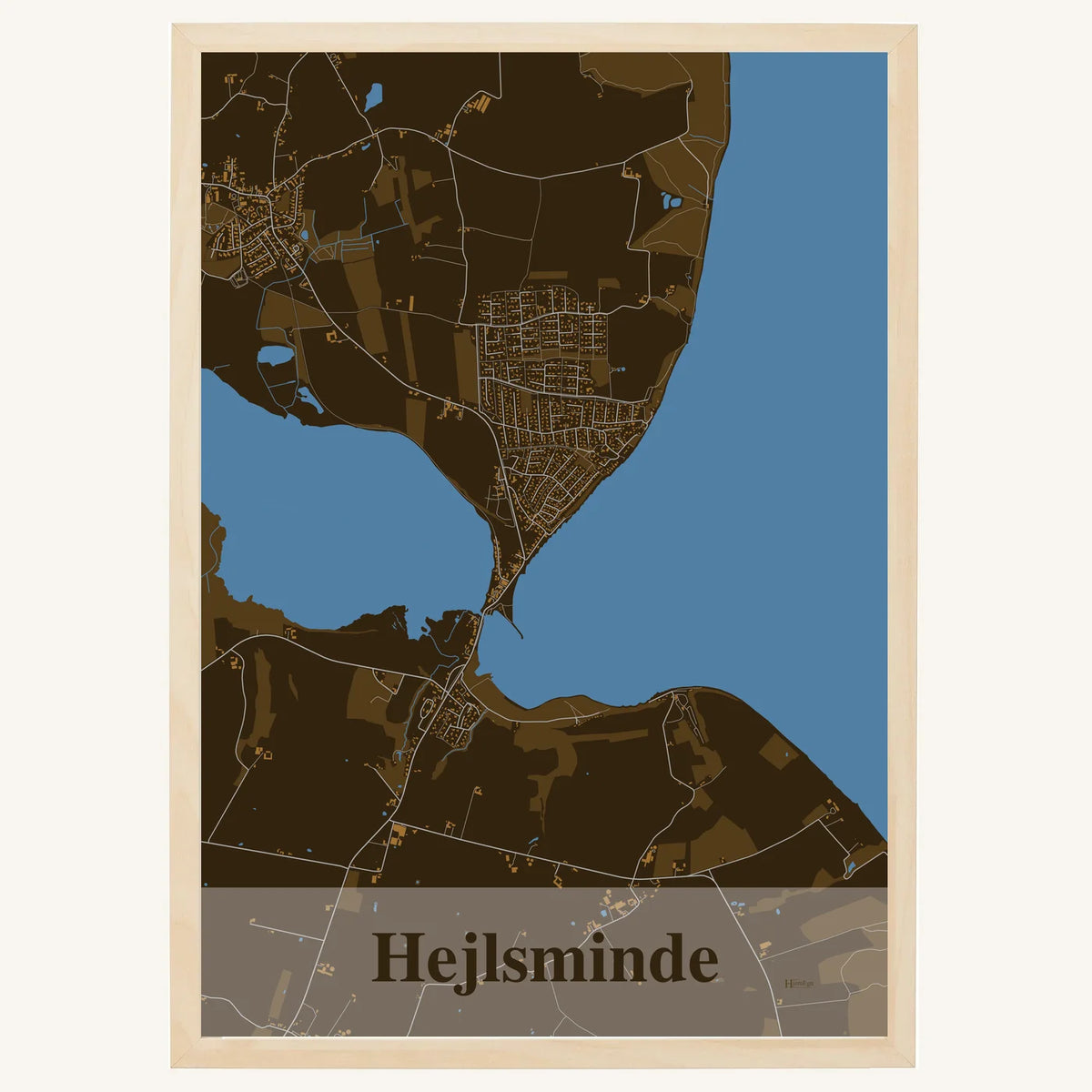 Hejlsminde plakat – Firkantet 2026 – Mørk brun
