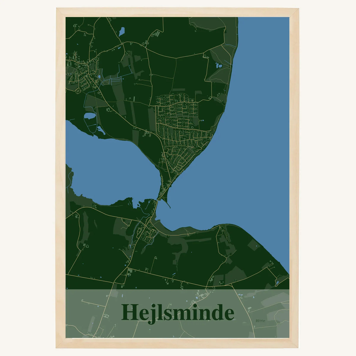 Hejlsminde plakat – Firkantet 2026 – Mørk grøn