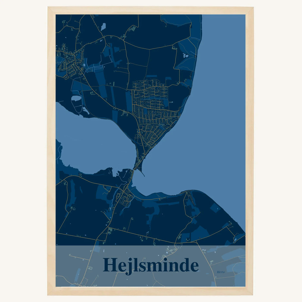 Hejlsminde plakat – Firkantet 2026 – Mørk blå